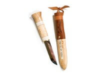 Feststehendes Messer, Braun, Feststehend, 12C27, Birkenholz Feststehendes Messer, Braun, Feststehend, 12C27, Birkenholz