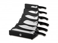 Kochmesser, Schwarz, Feststehend, 440C, Micarta Kochmesser, Schwarz, Feststehend, 440C, Micarta