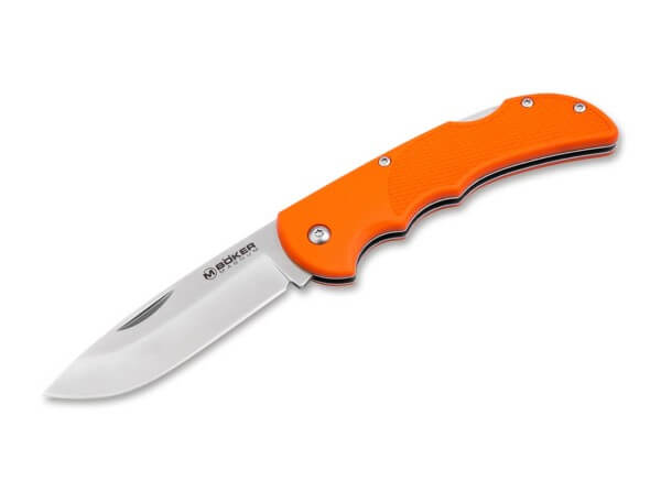 Taschenmesser, Orange, Nagelhau, Backlock, 440C, TPR