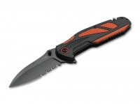 Taschenmesser, Schwarz, Daumenpin, Linerlock, 12C27, Kunststoff Taschenmesser, Schwarz, Daumenpin, Linerlock, 12C27, Kunststoff