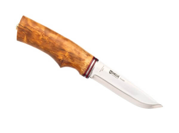 Feststehendes Messer, Braun, Edelstahl, Birkenholz