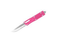 Taschenmesser, Pink, Druckknopf, OTF, D2, Aluminium Taschenmesser, Pink, Druckknopf, OTF, D2, Aluminium