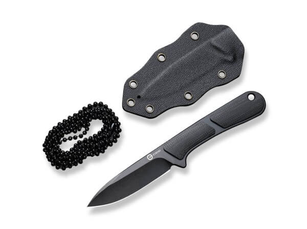 Feststehendes Messer, Schwarz, Nitro-V, G10