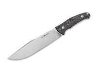 Feststehendes Messer, Schwarz, N690, Kohlefaser Feststehendes Messer, Schwarz, N690, Kohlefaser