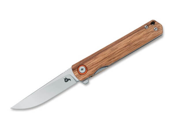 Taschenmesser, Braun, Flipper, Linerlock, D2, Holz