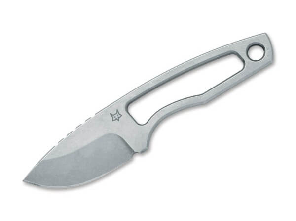 Feststehendes Messer, Grau, Niolox, Edelstahl