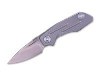 Taschenmesser, Grau, Daumenpin, Framelock, CPM-S-35VN, Titan Taschenmesser, Grau, Daumenpin, Framelock, CPM-S-35VN, Titan