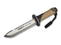 Feststehendes Messer, Khaki, Feststehend, 8Cr13MoV, Gummi Feststehendes Messer, Khaki, Feststehend, 8Cr13MoV, Gummi