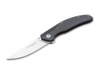 Taschenmesser, Schwarz, Flipper, Linerlock, M390, Kohlefaser Taschenmesser, Schwarz, Flipper, Linerlock, M390, Kohlefaser