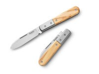 Taschenmesser, Braun, Nagelhau, Slipjoint, M390, Olivenholz Taschenmesser, Braun, Nagelhau, Slipjoint, M390, Olivenholz