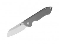 Taschenmesser, Grau, Daumenpin, Framelock, CPM-S-35VN, Titan Taschenmesser, Grau, Daumenpin, Framelock, CPM-S-35VN, Titan