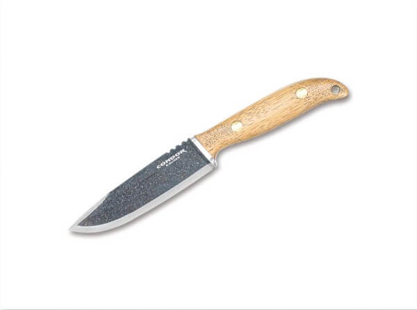 Feststehendes Messer, Braun, 1095, Hickoryholz
