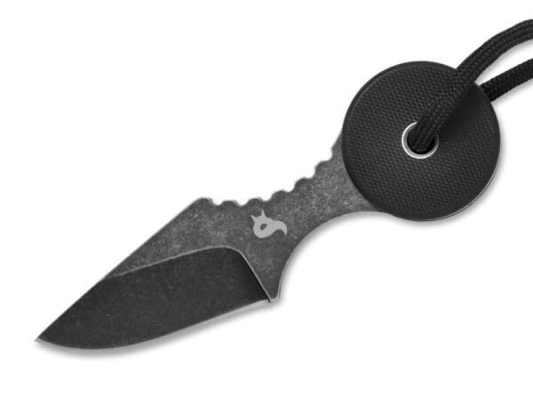 Feststehendes Messer, Schwarz, 440C, G10