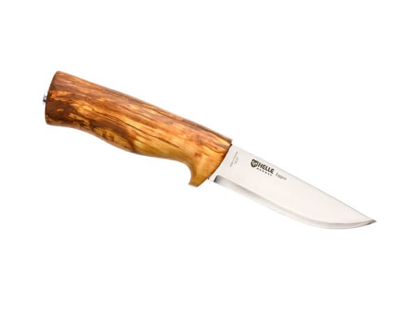 Feststehendes Messer, Braun, 12C27, Birkenholz