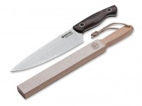 Kochmesser, Schwarz, Feststehend, 440C, Grenadillholz Kochmesser, Schwarz, Feststehend, 440C, Grenadillholz