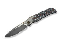 Taschenmesser, Grau, Daumenpin, Framelock, CPM-20CV, Titan Taschenmesser, Grau, Daumenpin, Framelock, CPM-20CV, Titan