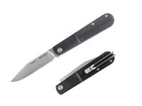 Taschenmesser, Schwarz, Nagelhau, Slipjoint, 12C27, ABS Taschenmesser, Schwarz, Nagelhau, Slipjoint, 12C27, ABS