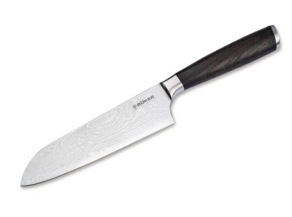 Kochmesser, Braun, Damast VG-10, Räuchereiche