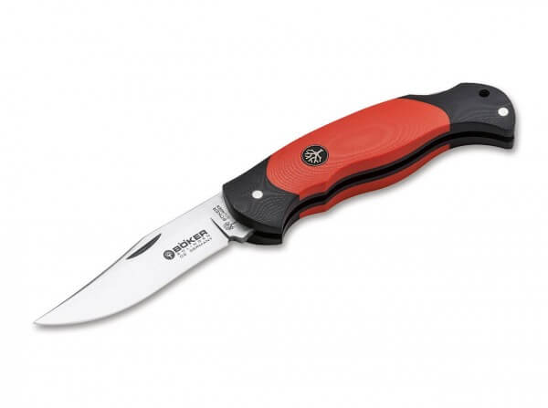 Taschenmesser, Orange, Nagelhau, Backlock, D2, G10