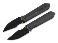 Taschenmesser, Grau, Daumenpin, Framelock, Elmax, Titan Taschenmesser, Grau, Daumenpin, Framelock, Elmax, Titan