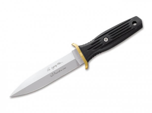 Feststehendes Messer, Schwarz, 440C, GFK