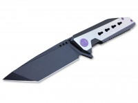 Taschenmesser, Grau, Flipper, Framelock, CPM-S-35VN, Titan Taschenmesser, Grau, Flipper, Framelock, CPM-S-35VN, Titan