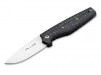 Taschenmesser, Schwarz, Klingensporn, Slipjoint, N690, G10 Taschenmesser, Schwarz, Klingensporn, Slipjoint, N690, G10