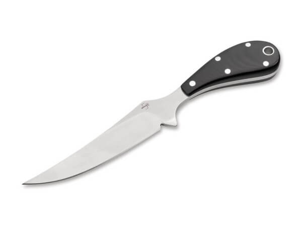 Feststehendes Messer, Schwarz, Feststehend, D2, G10