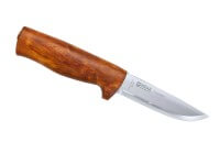 Feststehendes Messer, Braun, 12C27, Birkenholz Feststehendes Messer, Braun, 12C27, Birkenholz