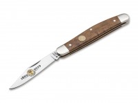 Taschenmesser, Braun, Slipjoint, 440C, Maserbirkenholz Taschenmesser, Braun, Slipjoint, 440C, Maserbirkenholz