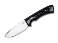 Feststehendes Messer, Schwarz, Damast, Micarta Feststehendes Messer, Schwarz, Damast, Micarta
