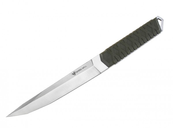 Feststehendes Messer, Grün, Feststehend, 9Cr15MoV, G10