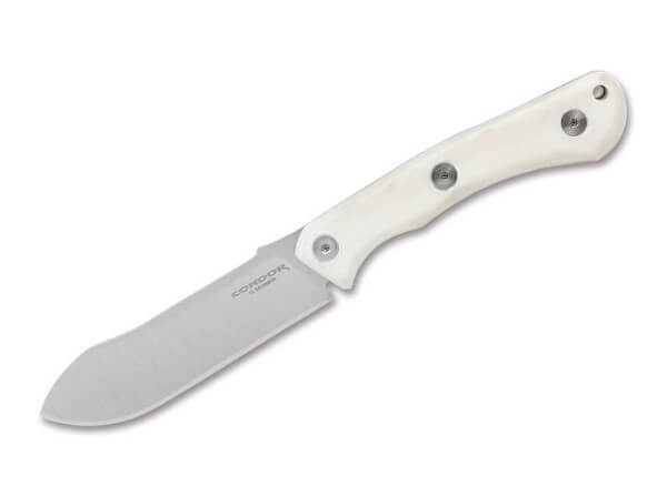 Feststehendes Messer, Weiß, 14C28N, Micarta
