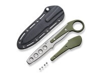 Feststehendes Messer, Grün, D2, G10 Feststehendes Messer, Grün, D2, G10