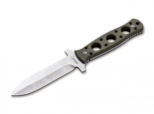 Feststehendes Messer, Grün, Feststehend, 440C, G10