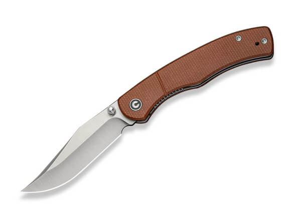 Taschenmesser, Braun, Daumenpin, Linerlock, Nitro-V, Micarta