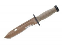Feststehendes Messer, Khaki, Feststehend, N690, Forprene Feststehendes Messer, Khaki, Feststehend, N690, Forprene