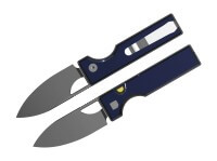 Taschenmesser, Blau, Daumenöffnung, Button Lock, AEB-L, Aluminium Taschenmesser, Blau, Daumenöffnung, Button Lock, AEB-L, Aluminium