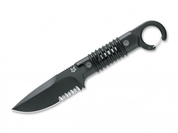 Feststehendes Messer, Schwarz, N690, G10