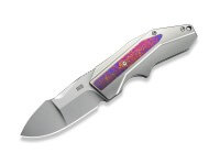 Taschenmesser, Grau, Flipper, Framelock, CPM-20CV, Titan Taschenmesser, Grau, Flipper, Framelock, CPM-20CV, Titan