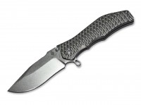 Taschenmesser, Grau, Flipper, CPM-S-35VN, Titan Taschenmesser, Grau, Flipper, CPM-S-35VN, Titan