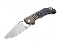 Taschenmesser, Bronze, Flipper, Framelock, M390, Titan Taschenmesser, Bronze, Flipper, Framelock, M390, Titan