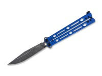 Taschenmesser, Blau, Nein, Balisong, 14C28N, Edelstahl Taschenmesser, Blau, Nein, Balisong, 14C28N, Edelstahl