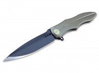 Taschenmesser, Bronze, Flipper, Framelock, M390, Titan Taschenmesser, Bronze, Flipper, Framelock, M390, Titan