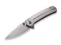 Taschenmesser, Grau, Daumenpin, Button Lock, CPM-20CV, Titan Taschenmesser, Grau, Daumenpin, Button Lock, CPM-20CV, Titan