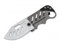 Taschenmesser, Grau, Daumenöffnung, Framelock, 440C, Titan Taschenmesser, Grau, Daumenöffnung, Framelock, 440C, Titan