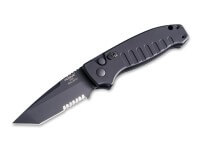 Taschenmesser, Schwarz, Druckknopf, Druckknopf, 154CM, Aluminium Taschenmesser, Schwarz, Druckknopf, Druckknopf, 154CM, Aluminium