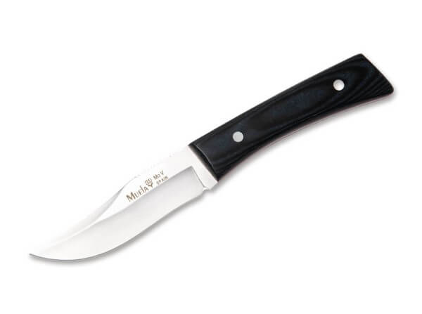 Feststehendes Messer, Schwarz, X50CrMoV15, Micarta