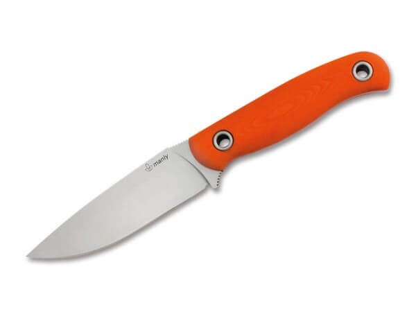 Feststehendes Messer, Orange, D2, G10