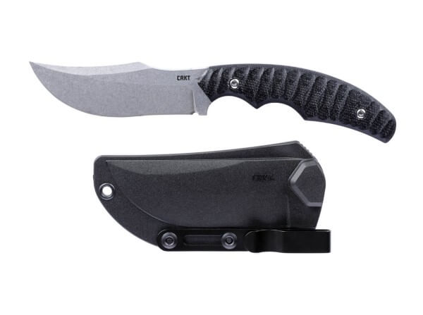 Feststehendes Messer, Schwarz, D2, Micarta